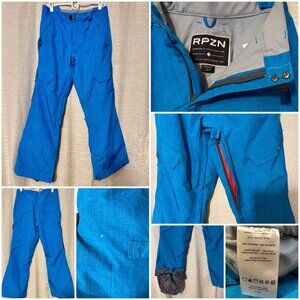 RPZN Ripzone Men's Bright Blue Winter Ski Snowboard Cargo Pants - Size Small